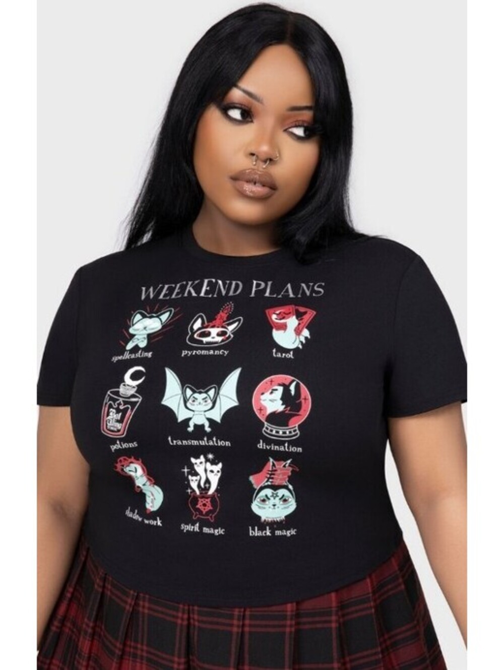 Killstar Weekend Plans Tee T-Shirt Top Vlad The Vampurr Women's Size 3XL NEW